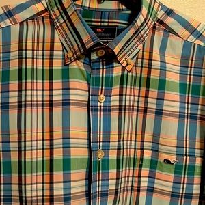 Nice shirt with soft pastel colors excellent condition